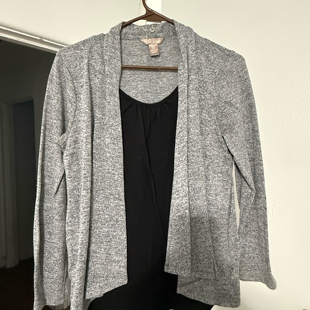 White Stag Heather Gray Women's Cardigan